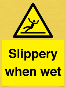 slippery when wet
